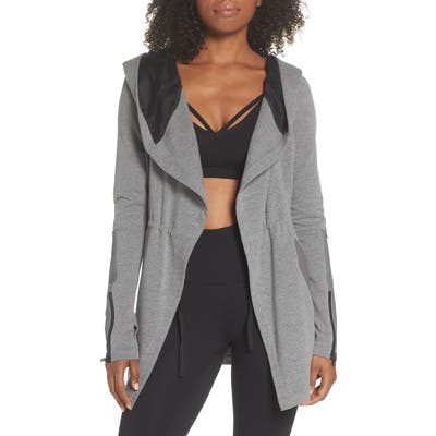 Blanc Noir Traveler Wrap Jacket, Grey
