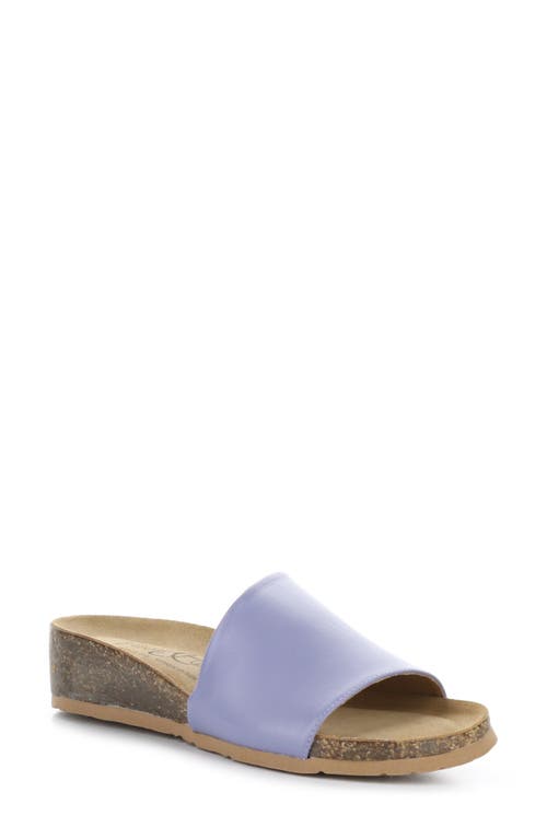 Bos. & Co. Lux Slide Sandal in Lavender Nappa