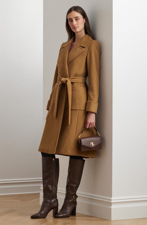 RALPH LAUREN LAUREN RALPH LAUREN TIE BELT WRAP COAT
