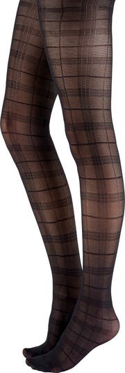 Oroblu Square Plaid Patterned Tights