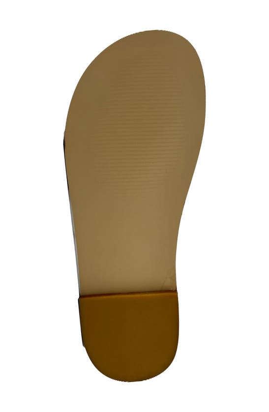 Yosi Samra Kids' Miss Cambelle Ankle Strap Sandal In White Perforated