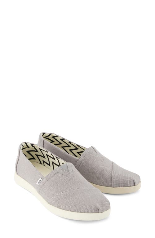 Shop Toms Alpargata Plus Slip-on In Grey