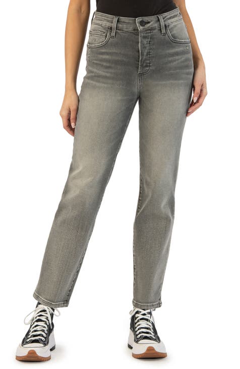 Naomi High Waist Straight Leg Jeans (Trinity)