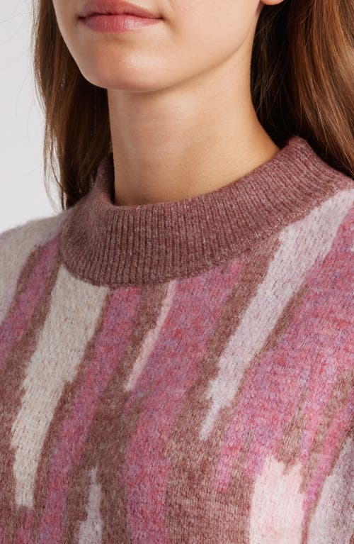 Shop Hatley Carmi Mock Neck Sweater In Purple