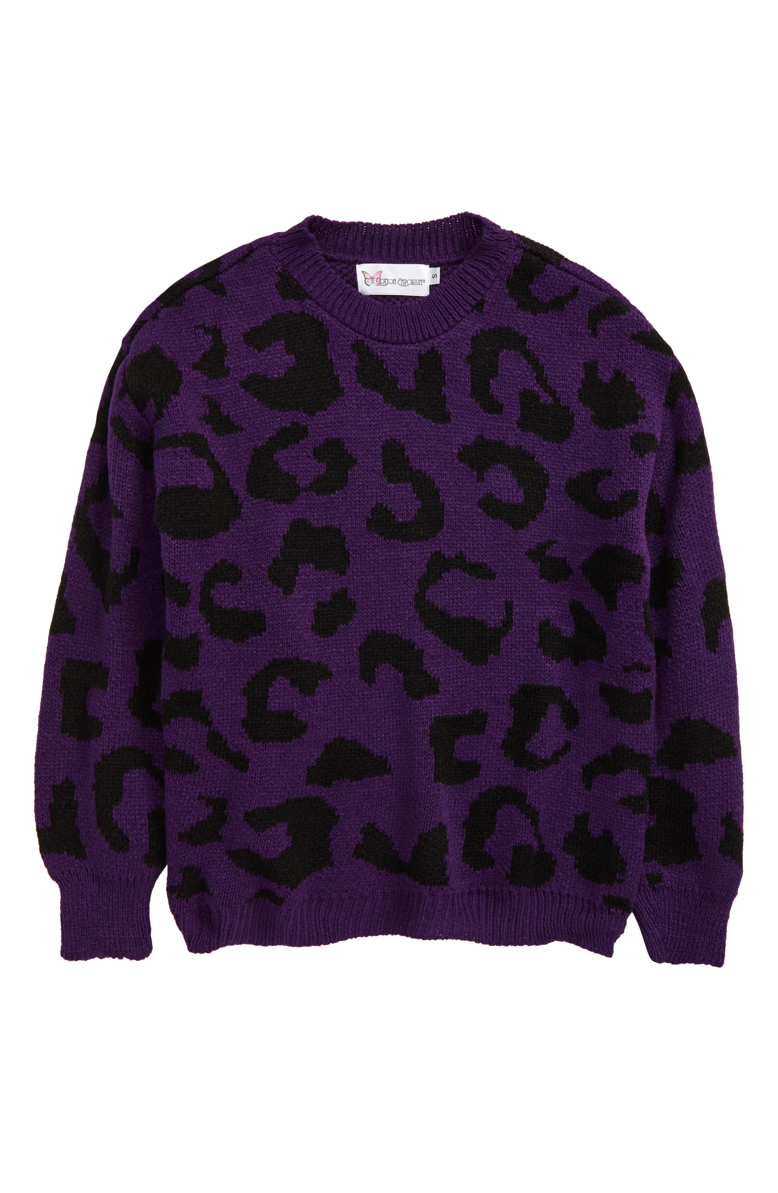 girls cheetah cardigan