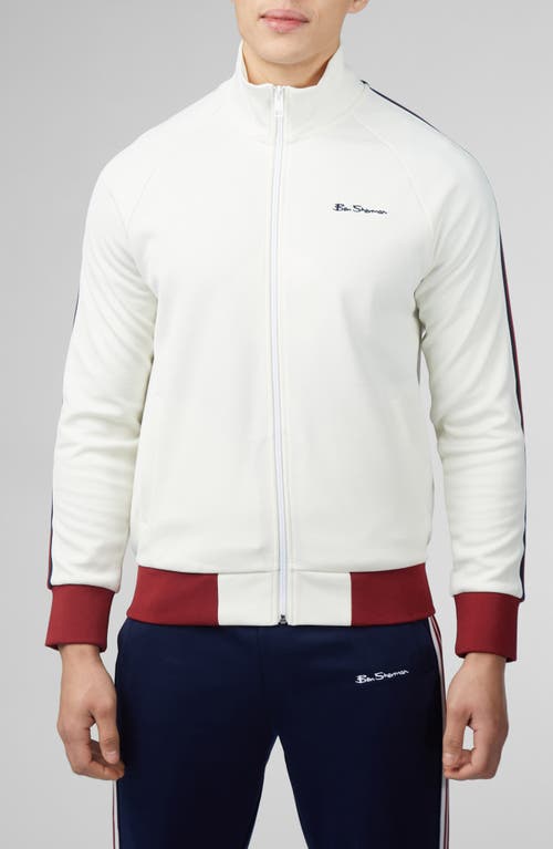 Ben Sherman Taped Tricot Track Jacket Ivory at Nordstrom,