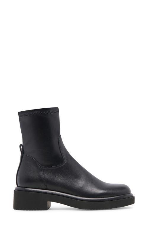 Dolce Vita Simaya H2o Waterproof Platform Bootie In Black Leather H2o