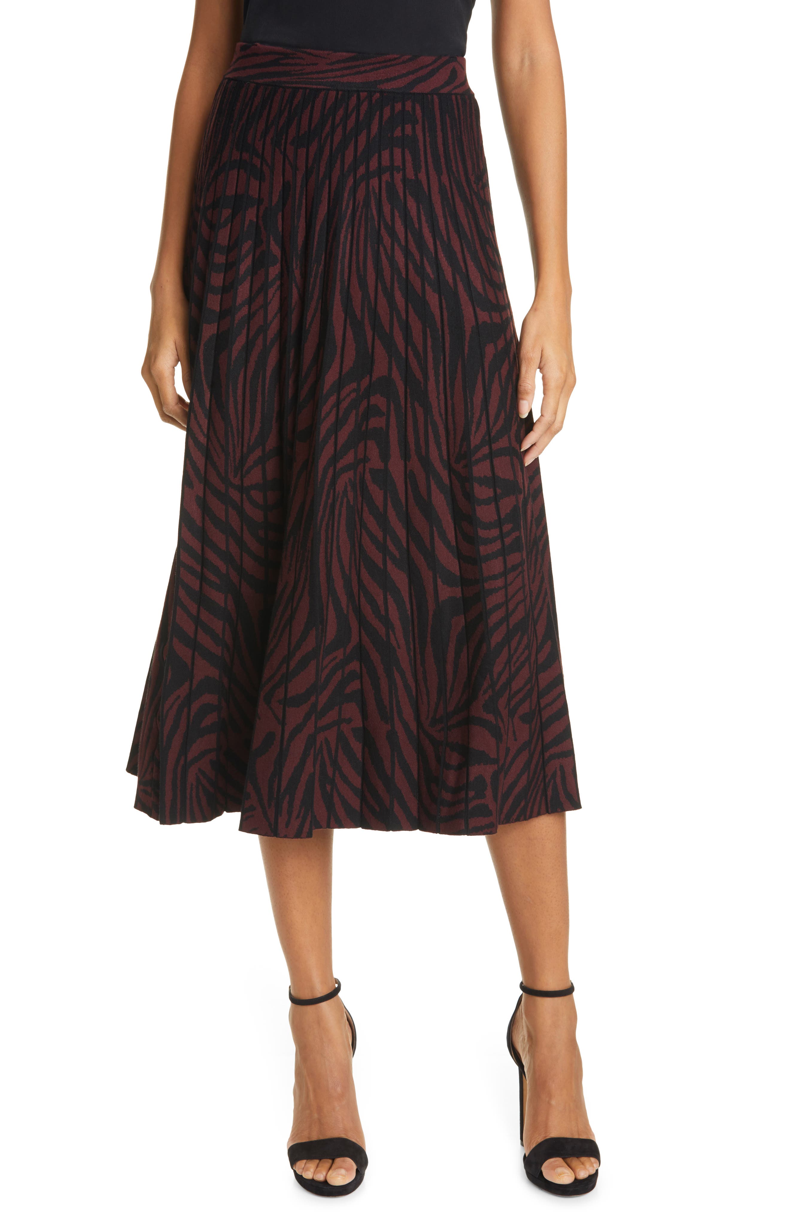 ted baker zebra skirt