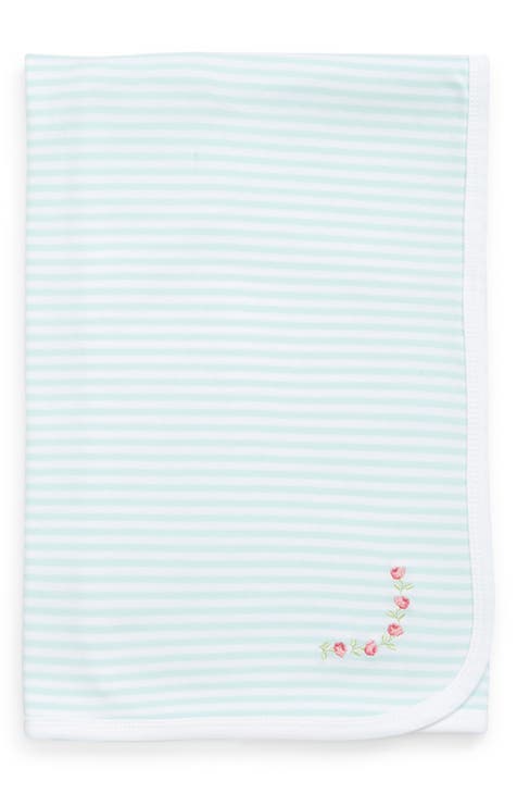 Rosebud Stripe Blanket (Baby)