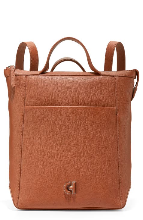 Small Grand Ambition Leather Convertible Luxe Backpack