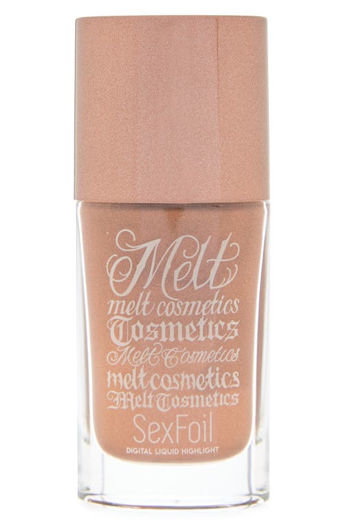 Melt Cosmetics SexFoil Digital Liquid Highlighter in Tan Lines at Nordstrom