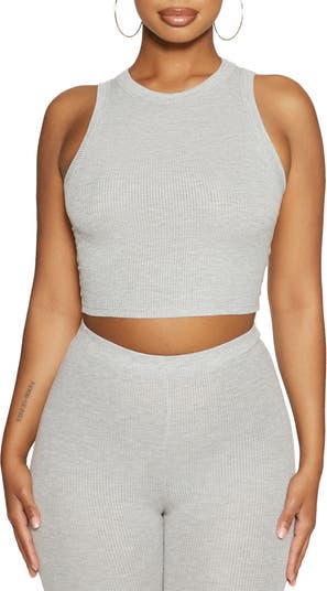 Naked Wardrobe The Nw Crop Top In White