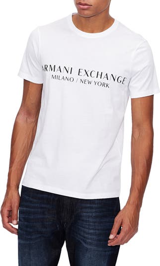 Armani Exchange Milano New York Logo Graphic Tee Nordstrom