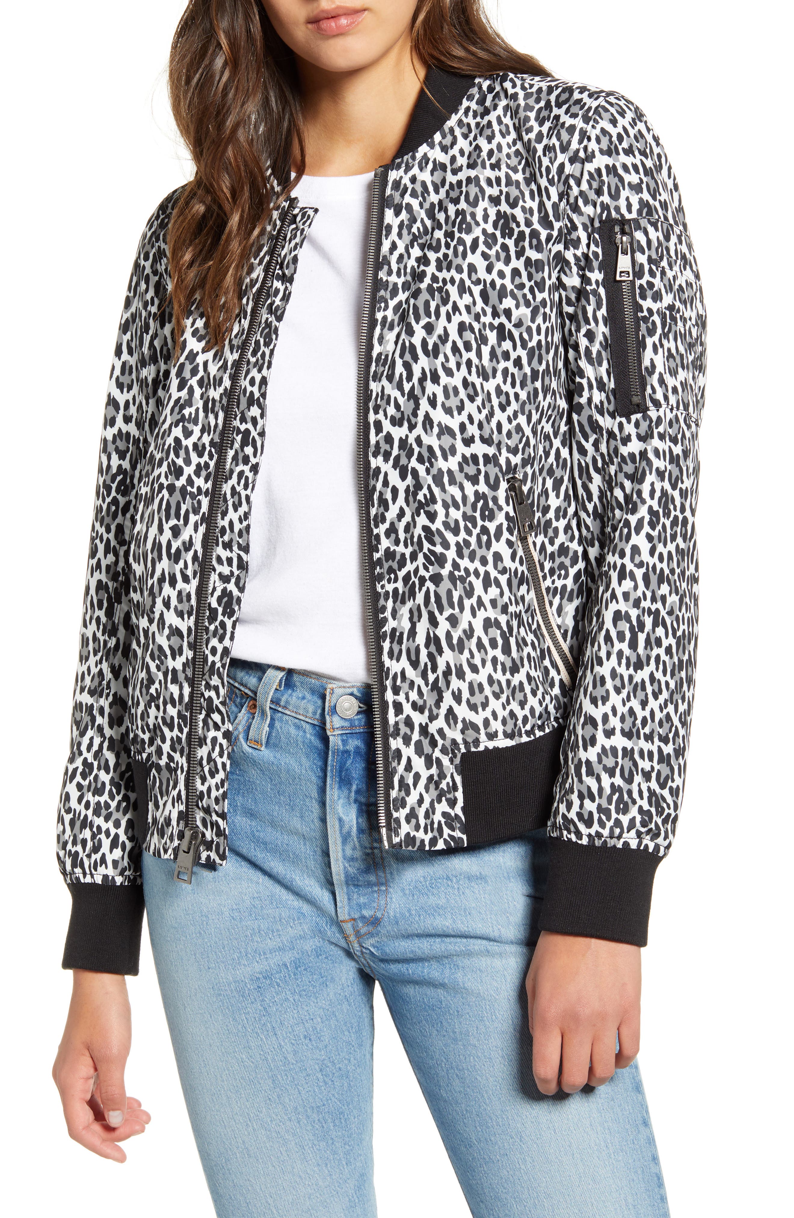 levi's flight satin bomber jacket
