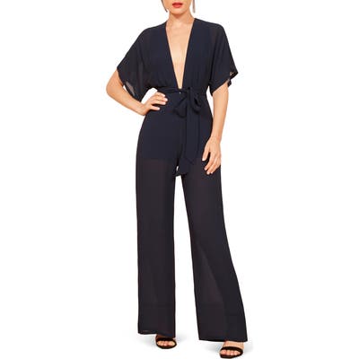 Reformation Lemongrass Jumpsuit, Blue