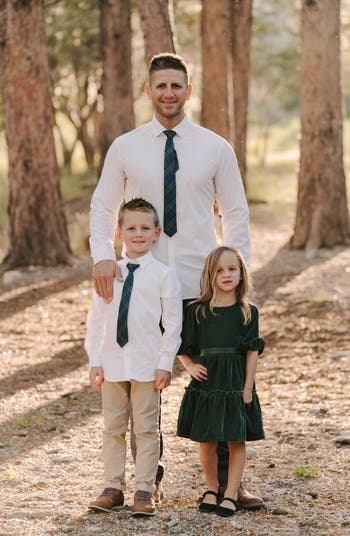 Kids' Matching Family Moments Velvet Dress