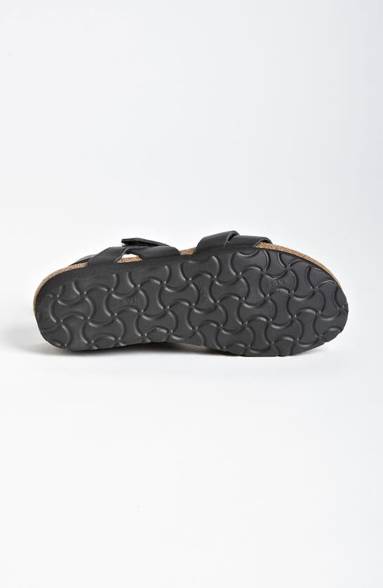 Naot Women's Kayla Sandal In Matte Black In Black Leather