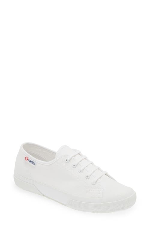 2725 Nude Low Top Sneaker in White Nude