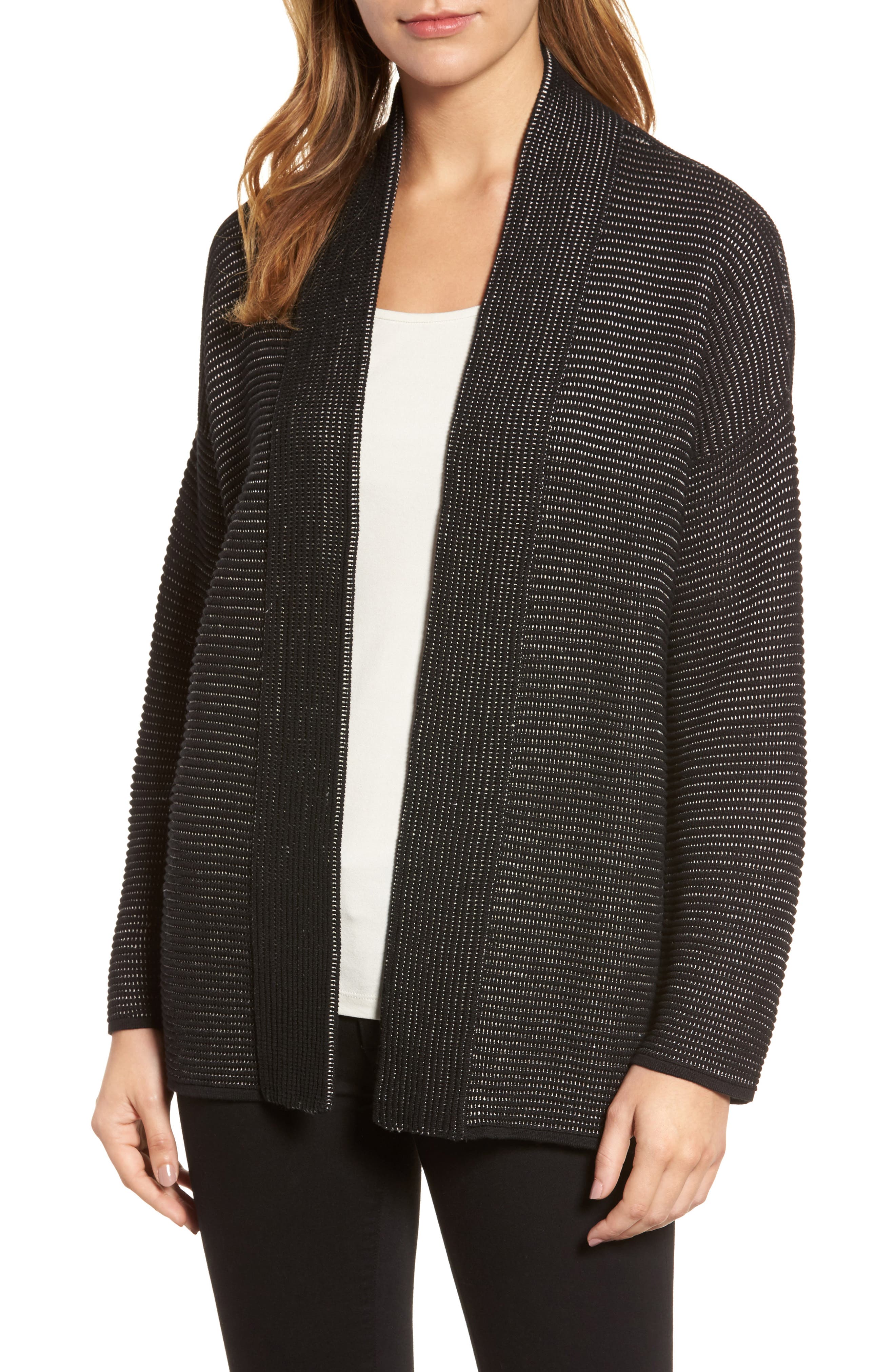 eileen fisher silk cardigan