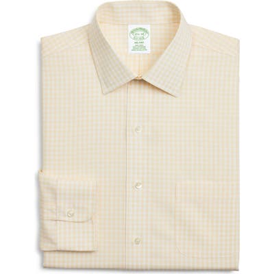 Brooks Brothers Milano Slim Fit Check Dress Shirt