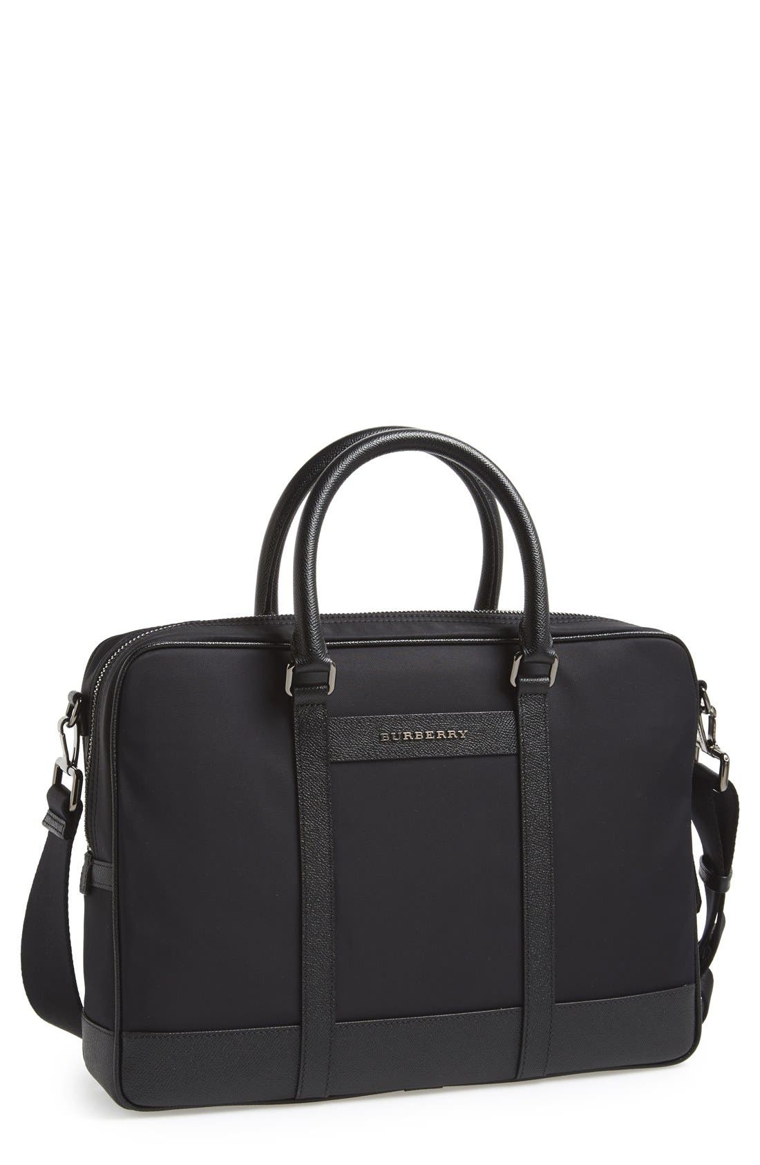 Burberry 'Newburg' Nylon Laptop Briefcase Nordstrom