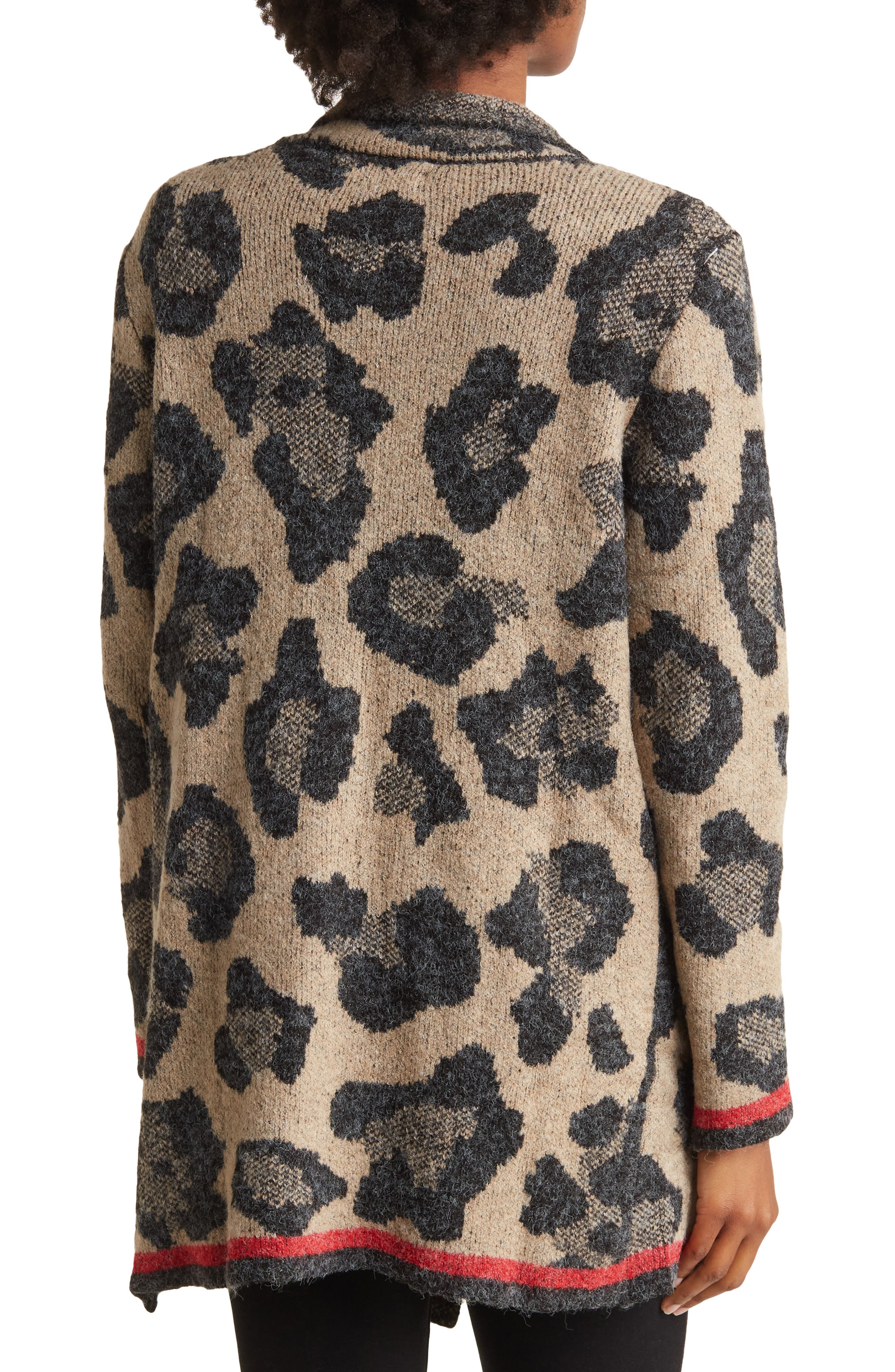 Joseph A Leopard Print Cardigan 