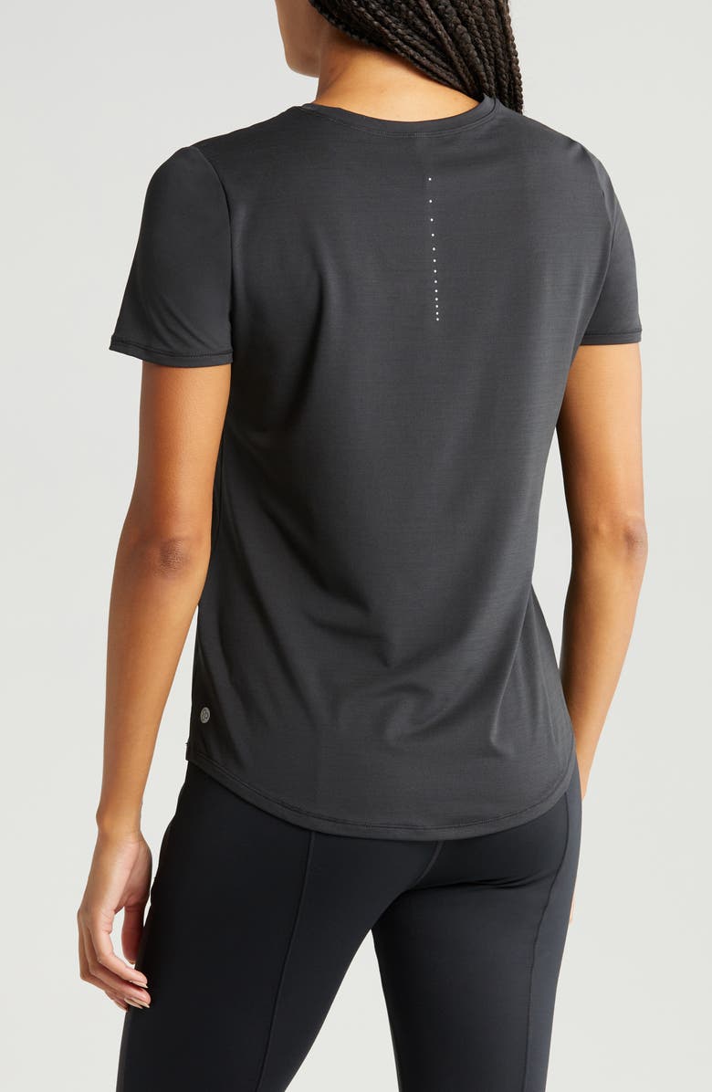 Zella Energy Performance T-Shirt, Alternate, color, Black