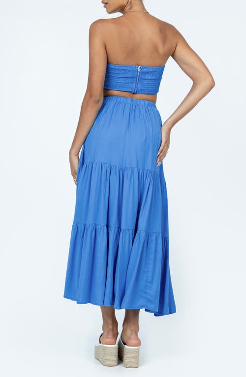 PRINCESS POLLY PRINCESS POLLY ALLIE STRAPLESS CROP TOP & MAXI SKIRT SET