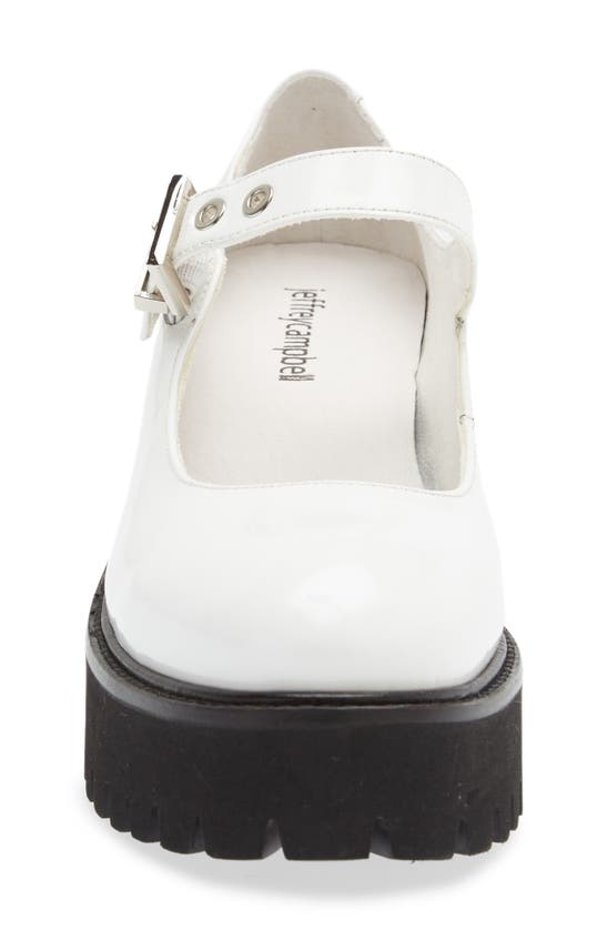 Jeffrey Campbell Mary Jane Platform Pump In White Box