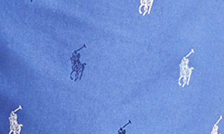 Shop Polo Ralph Lauren Liberty Cotton Drawstring Pajama Shorts In Blue