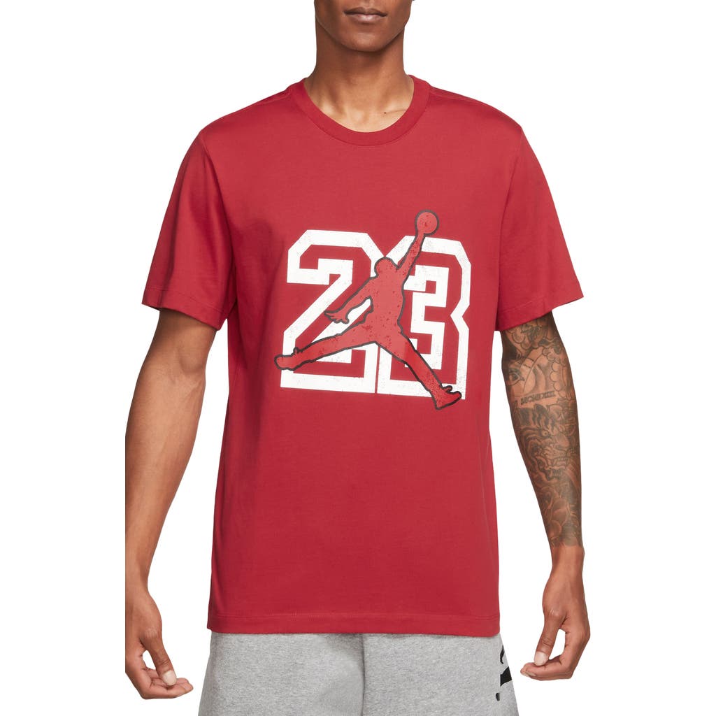 Jordan Flight Essentials Graphic T-shirt In Red