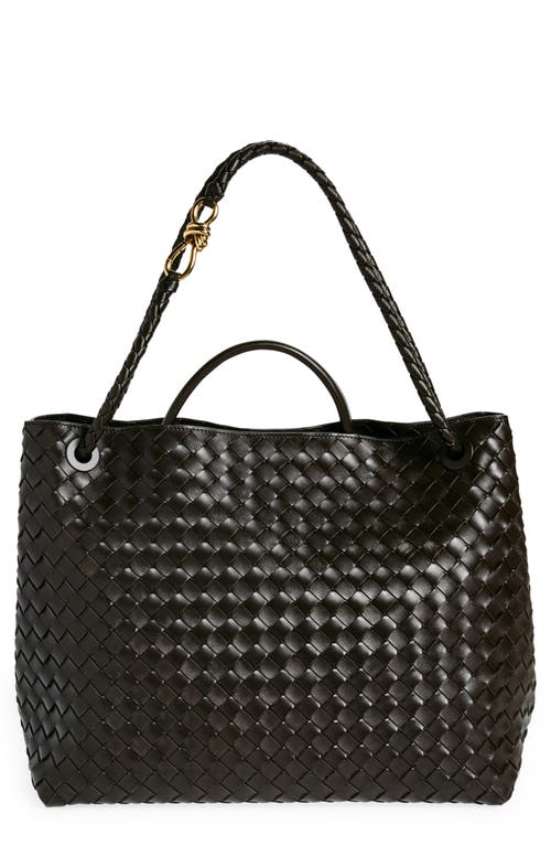 Bottega Veneta Large Andiamo Bag In Fondant/brass