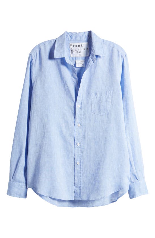 Shop Frank & Eileen Eileen Relaxed Button-up Shirt In Light Blue