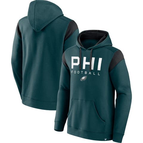 Men's Philadelphia Eagles Nike Midnight Green Sideline Local Lockup Pullover Hoodie