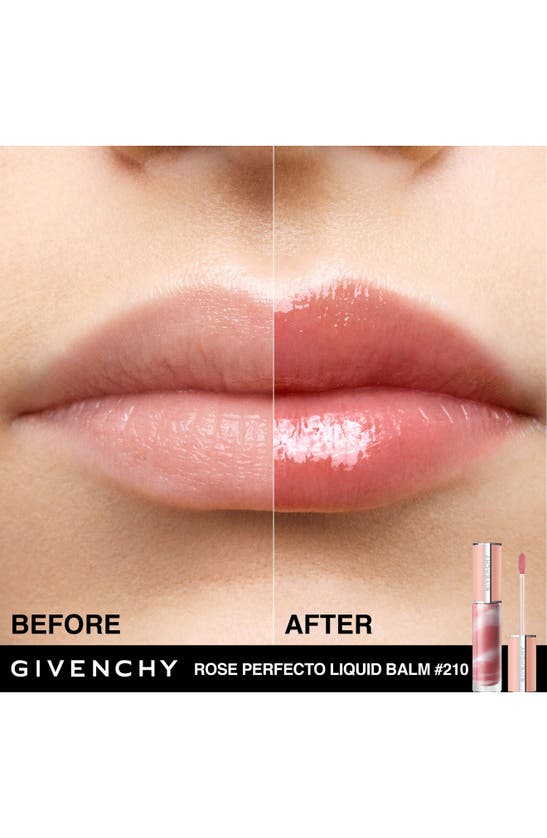 Shop Givenchy Rose Perfecto Liquid Lip Balm In 210 Pink Nude