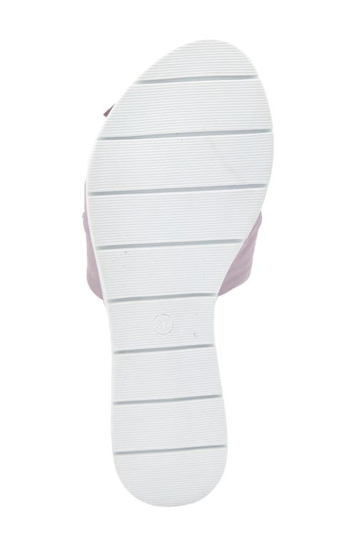 Shop Spring Step Lavona Slide Sandal In Lilac