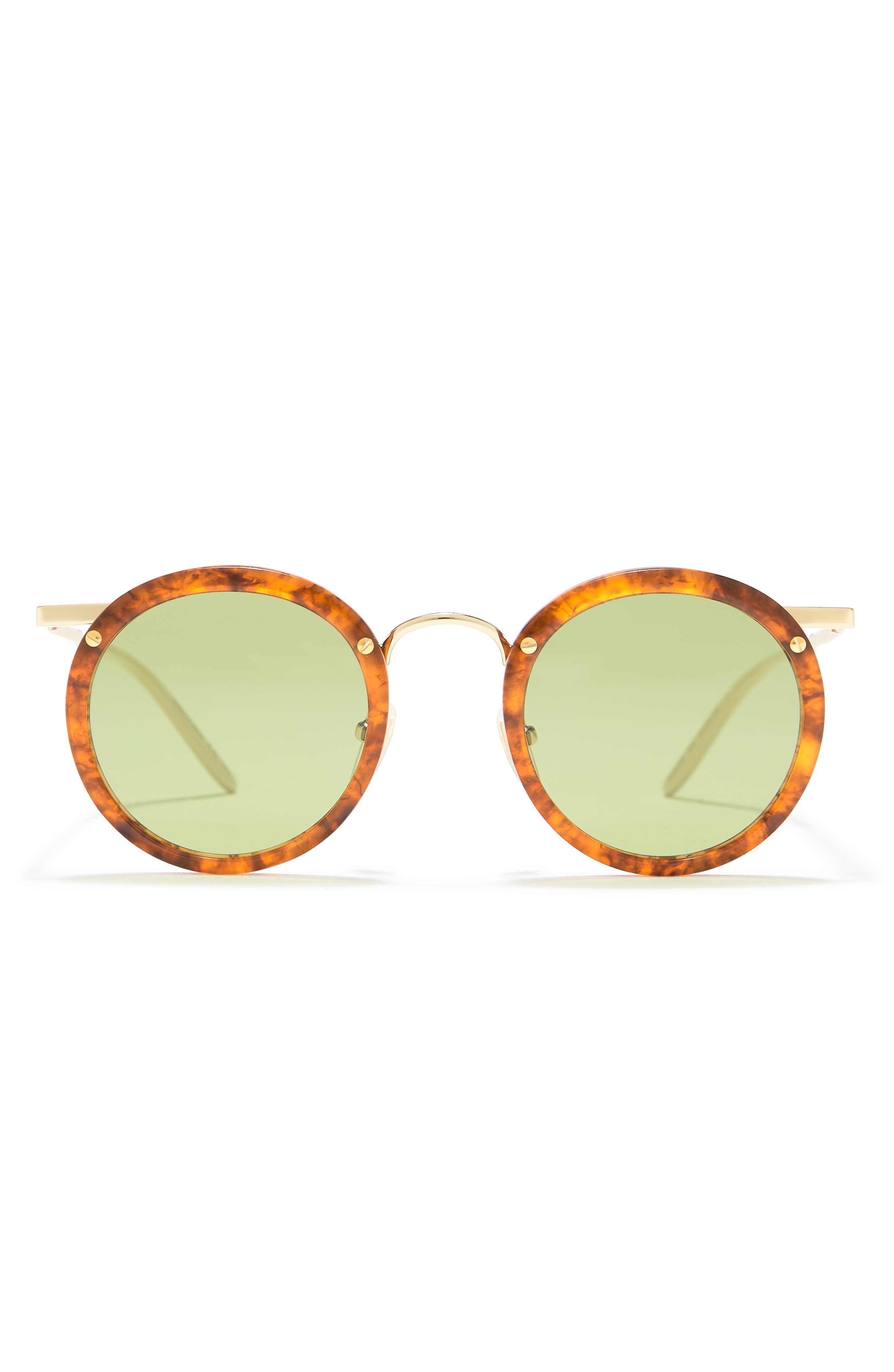 gucci 44mm round sunglasses