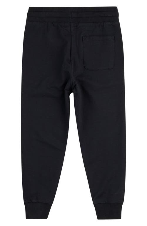 Miles The Label Kids' French Terry Joggers In Black