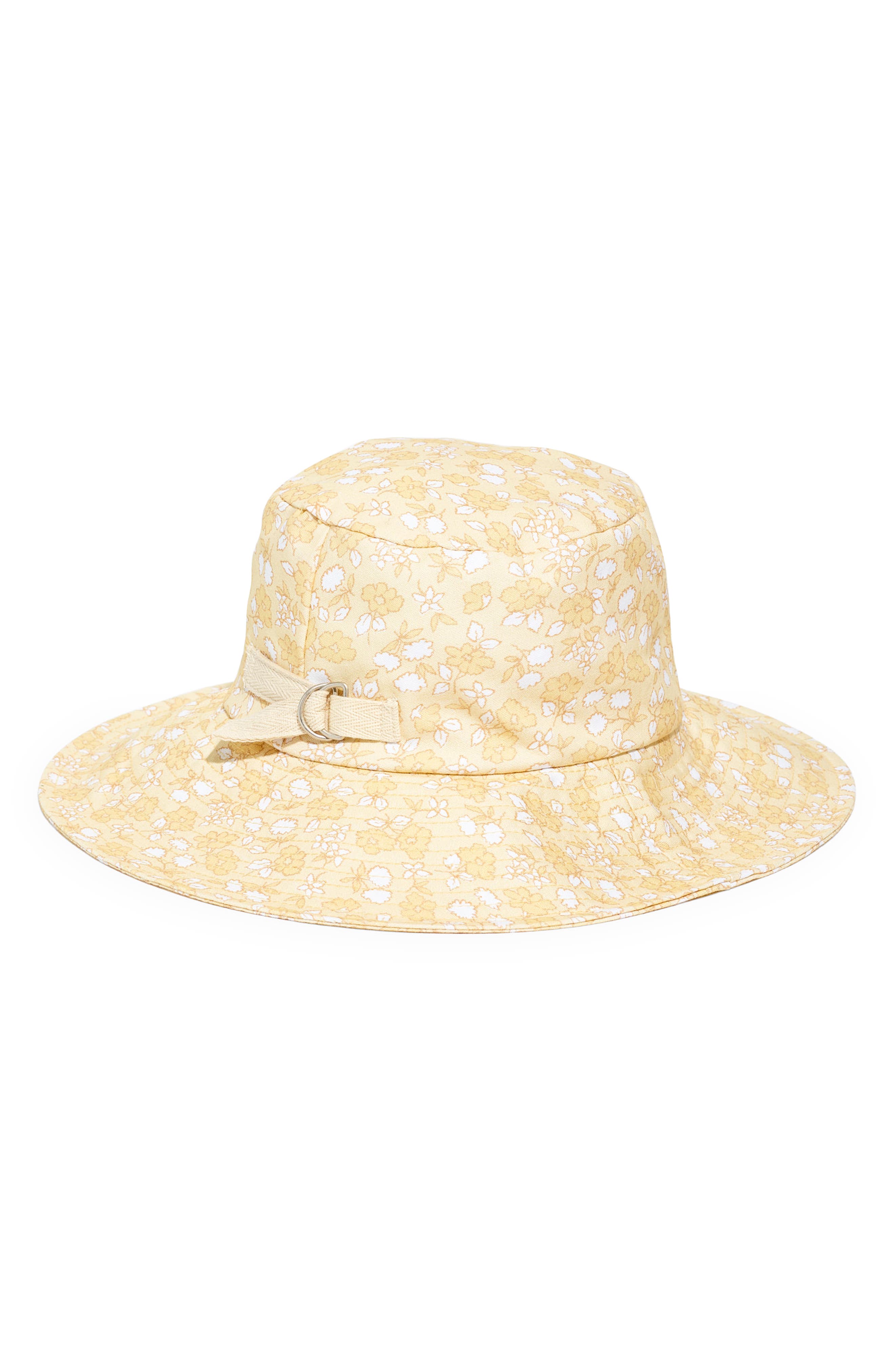 madewell cotton linen packable sun hat