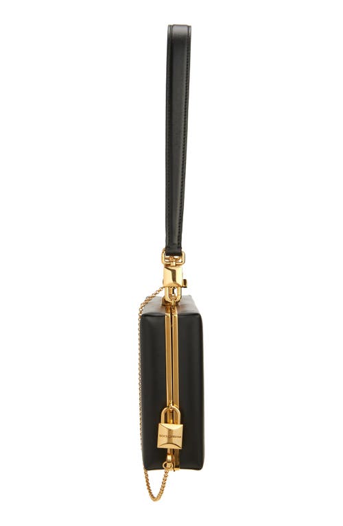 Shop Dolce & Gabbana Dolce&gabbana Eva Leather Frame Bag In 80999 Nero