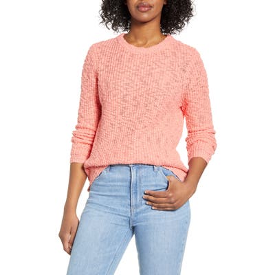 Ceny Nubby Crewneck Sweater, Pink