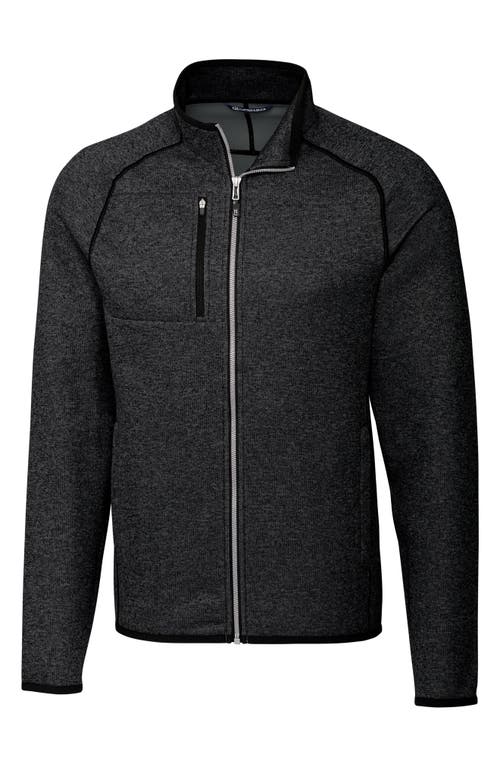 Cutter & Buck Mainsail Zip Fleece Jacket Heather at Nordstrom,