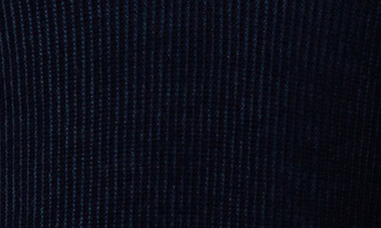 Bugatchi Quarter Zip Merino Wool Sweater In Blue