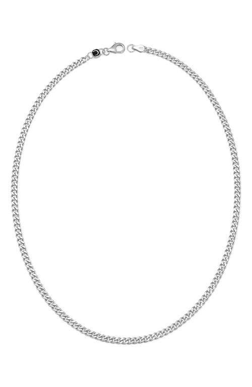 Crislu Men's Curb Link Necklace in Platinum at Nordstrom