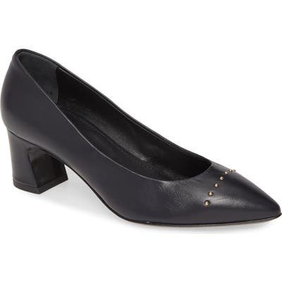 Agl Stud Cap Toe Pump - Blue