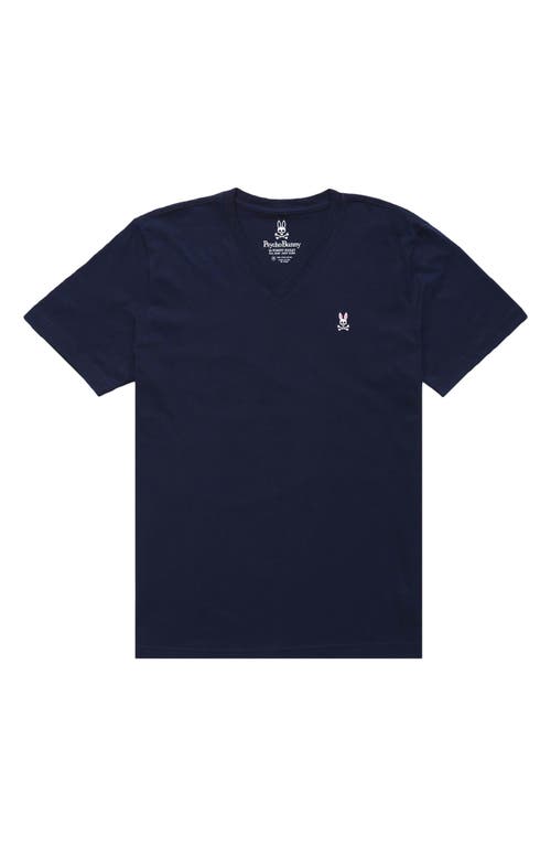 V-Neck T-Shirt in Navy