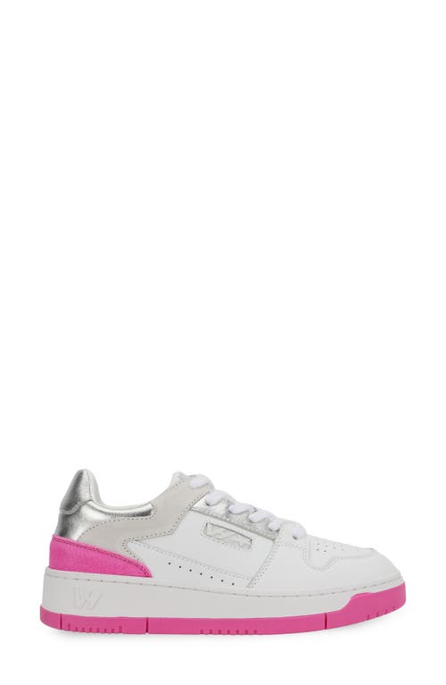 Shop Vintage Havana Finesse Sneaker In Neon Pink/silver