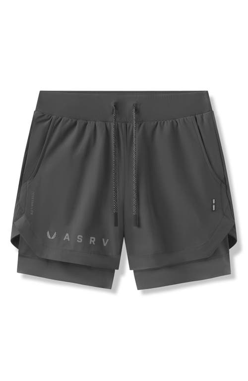 Asrv Tetra-lite™ 5-inch 2-in-1 Lined Shorts In Black