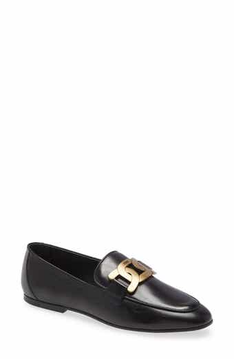Tod's Chain-Strap Loafers - Black