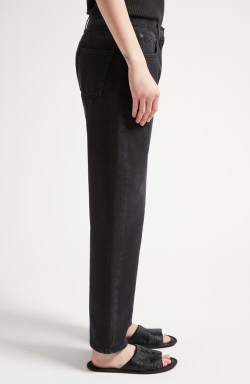 Shop The Row Ryley Straight Leg Jeans In Black